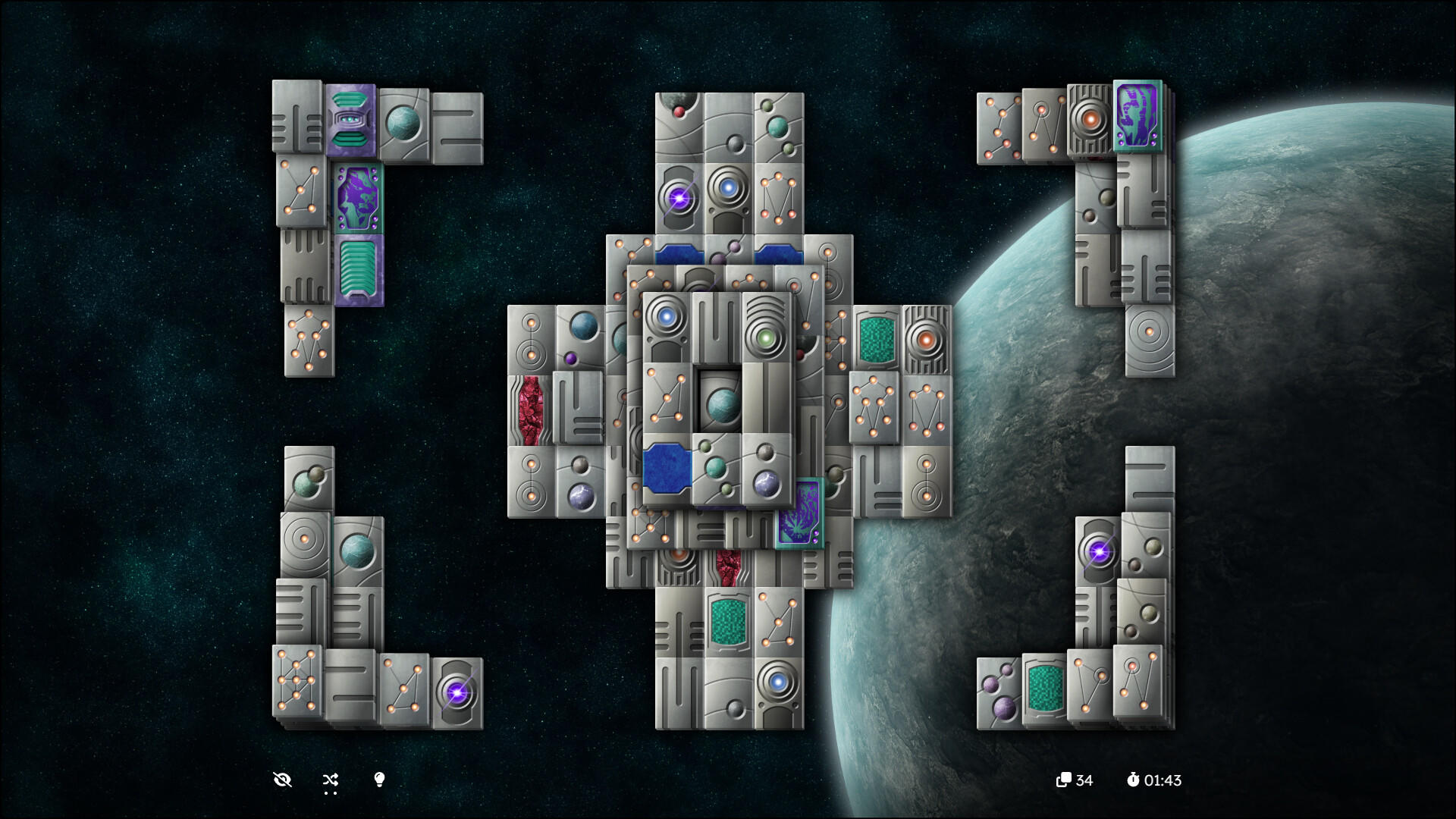 Mahjong Realms Game Screenshot