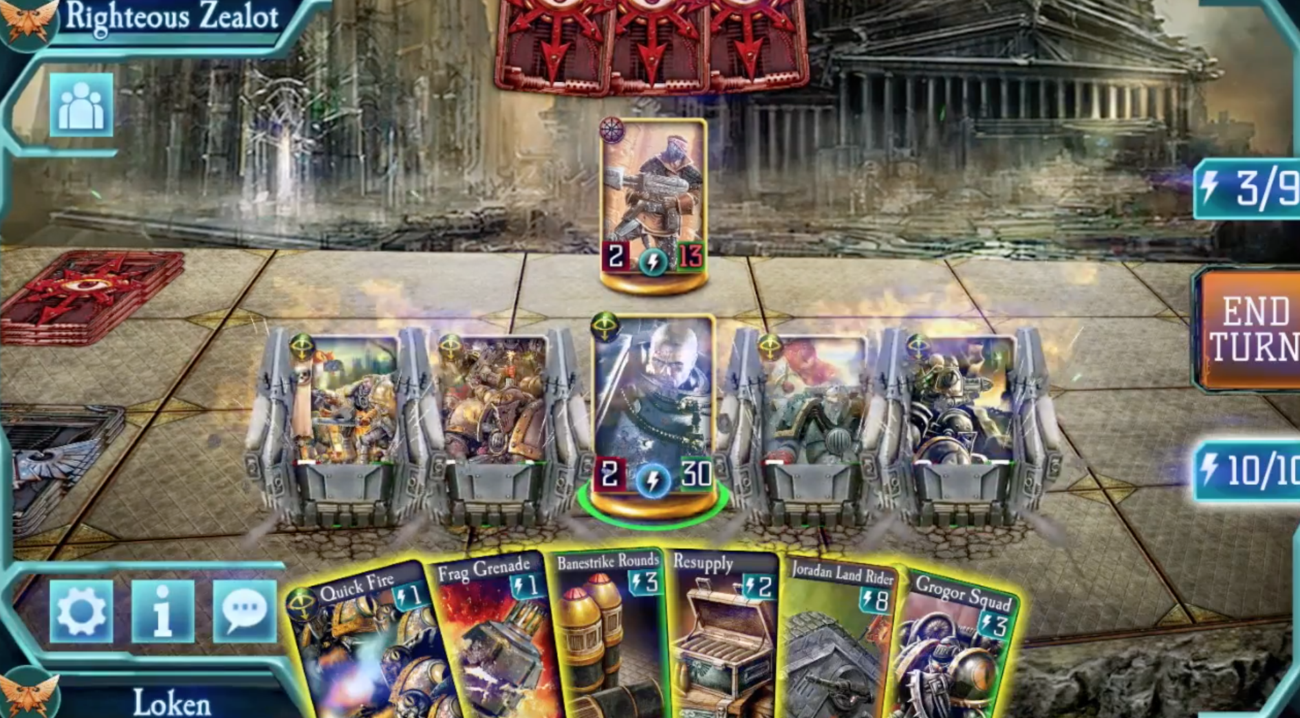 Screenshot of the video of Warhammer Horus Heresy Legions