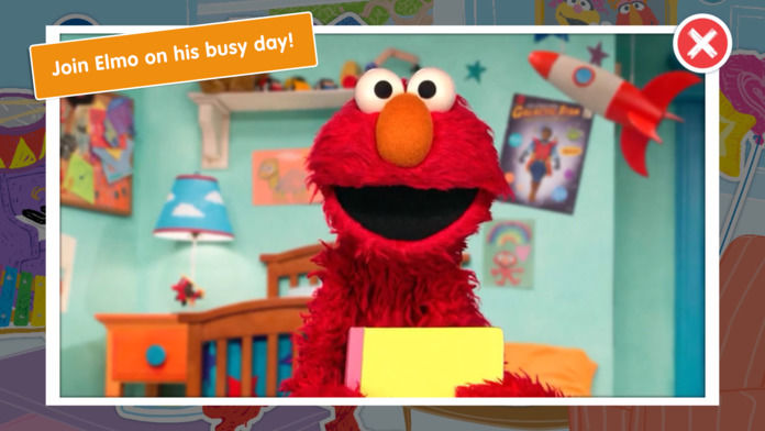 A Busy Day for Elmo: Sesame Street Video Calls screenshot game