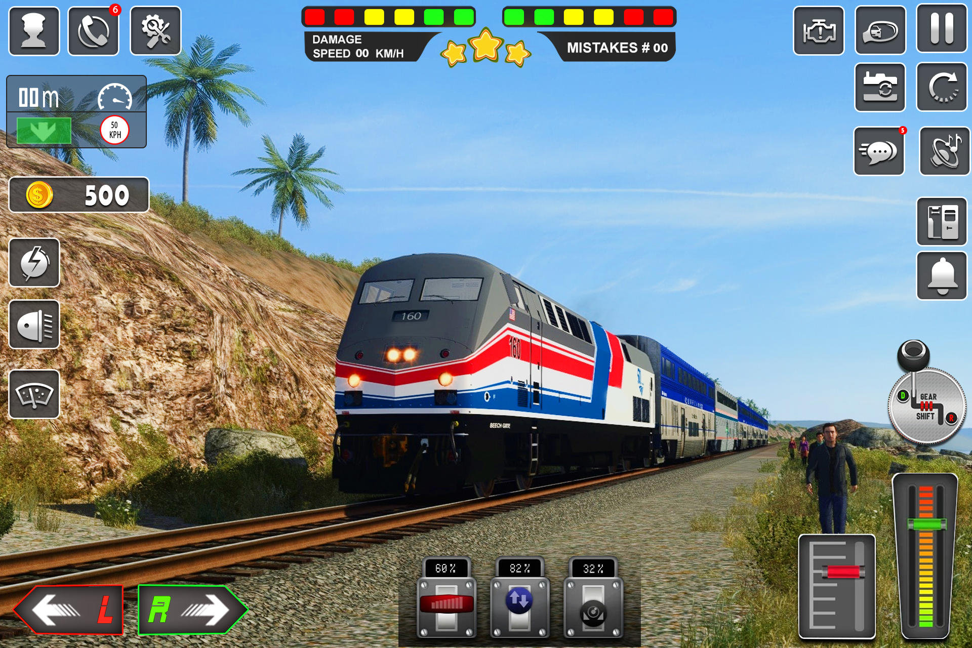 Screenshot of Railway Train Simulator Game