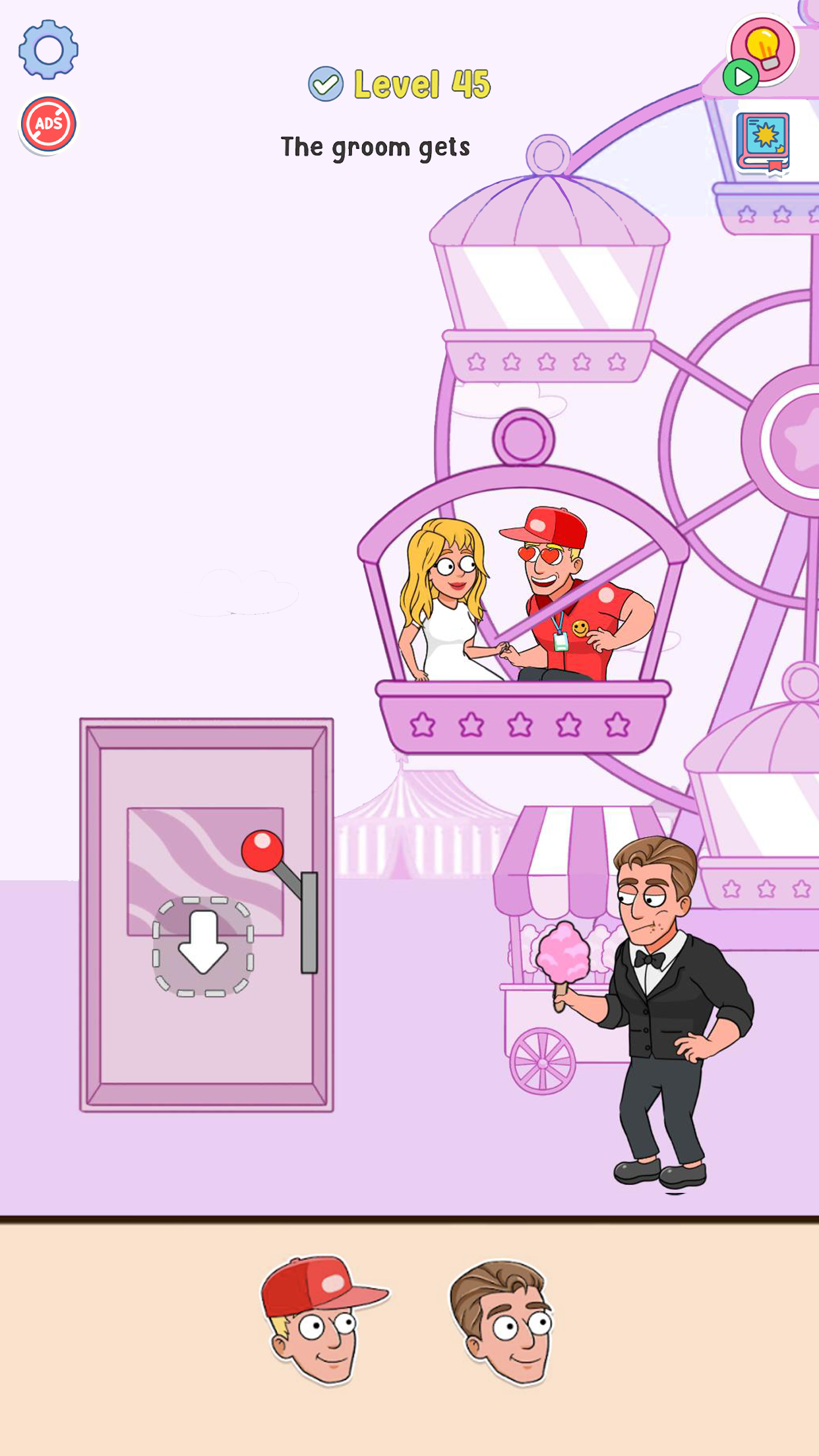 Screenshot of Happy Ending: Displace Puzzle