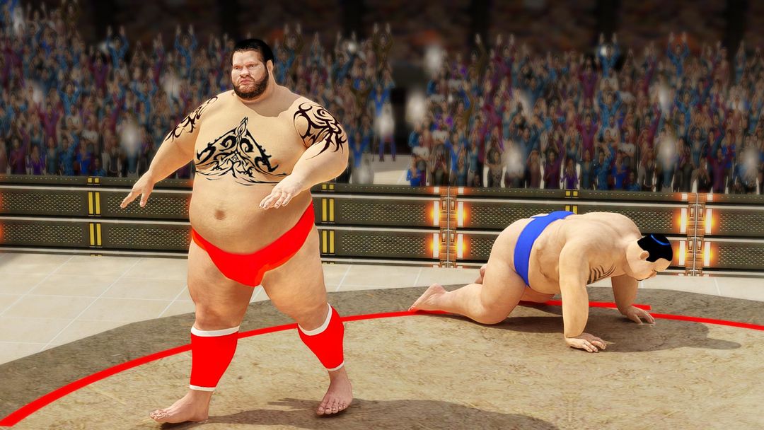 Screenshot of Sumo wrestling Revolution 2017: Pro Stars Fighting