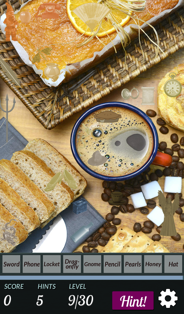 Cuplikan Layar Game Hidden Object - Coffee Shop