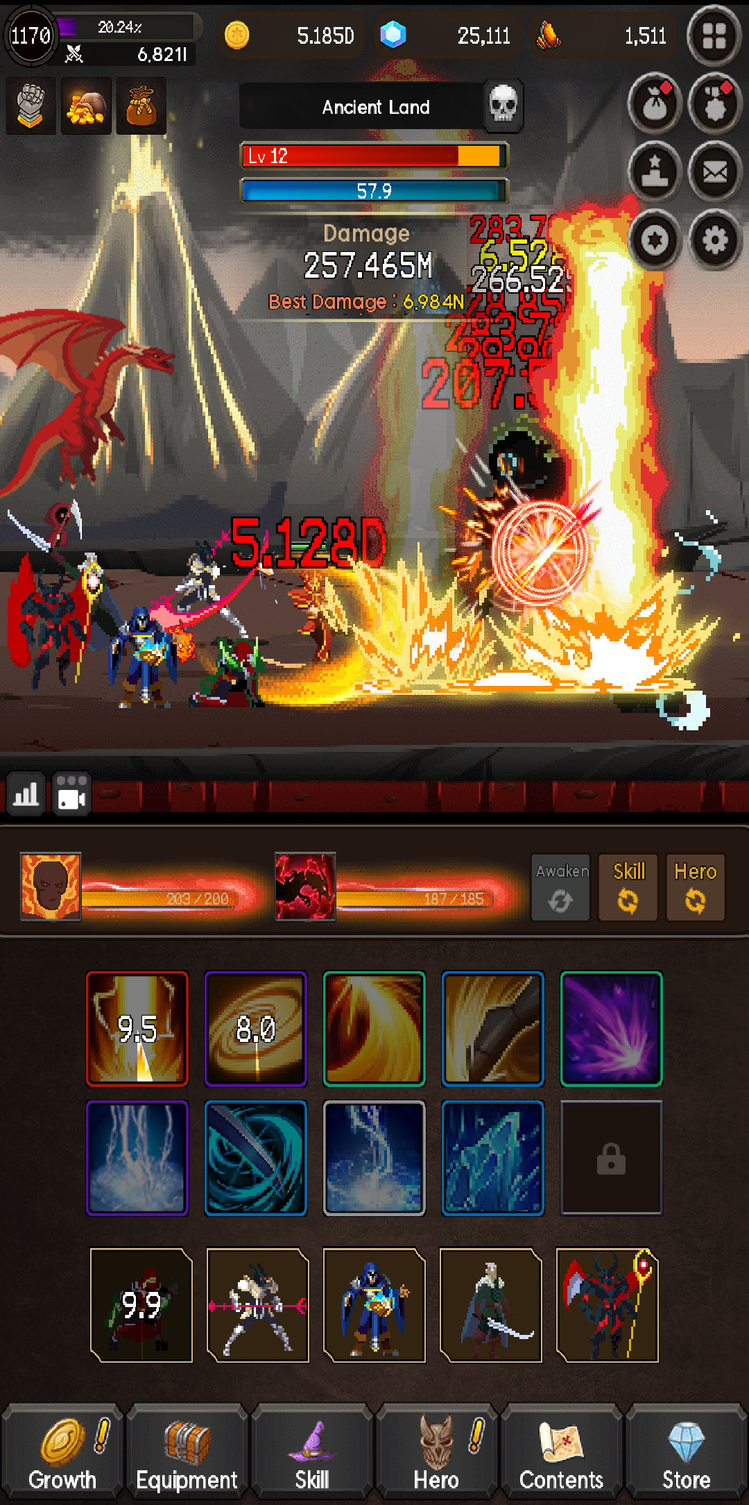 Pixel Knights Game Screenshot