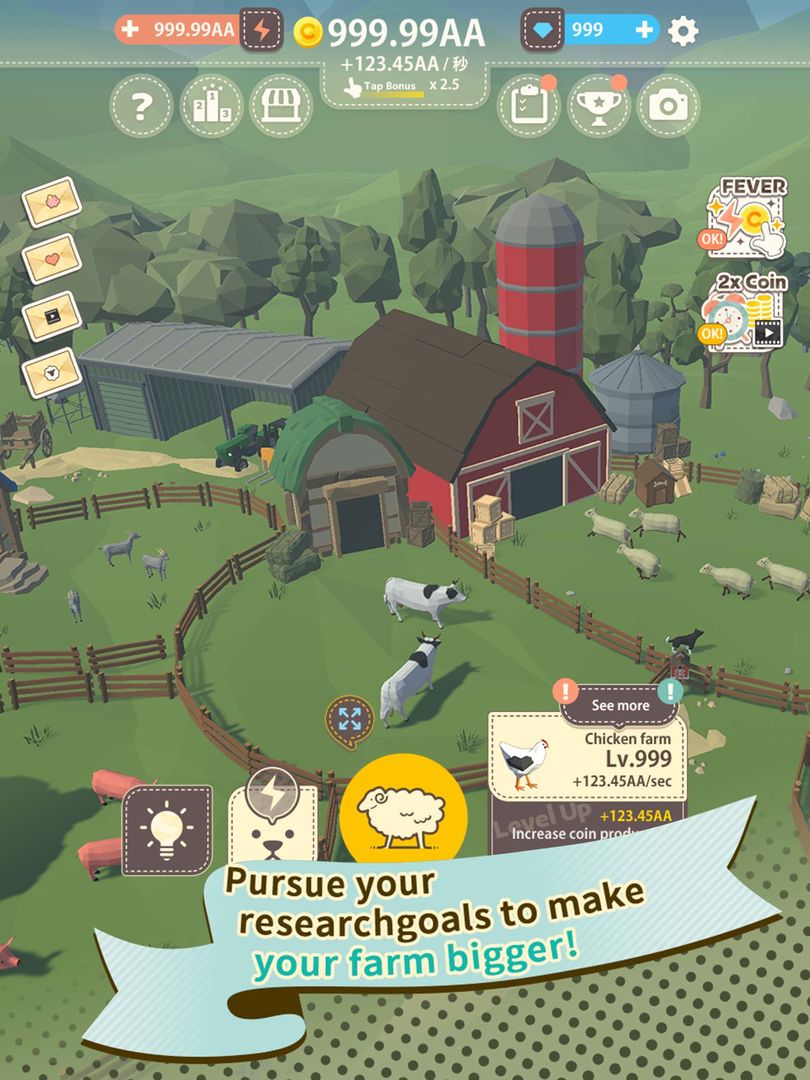 Tap Tap Animal Farm ! screenshot game