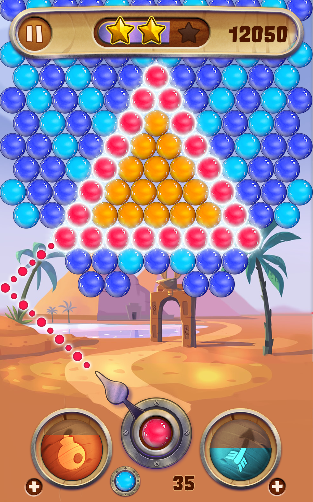 Pyramid Pop Game Screenshot