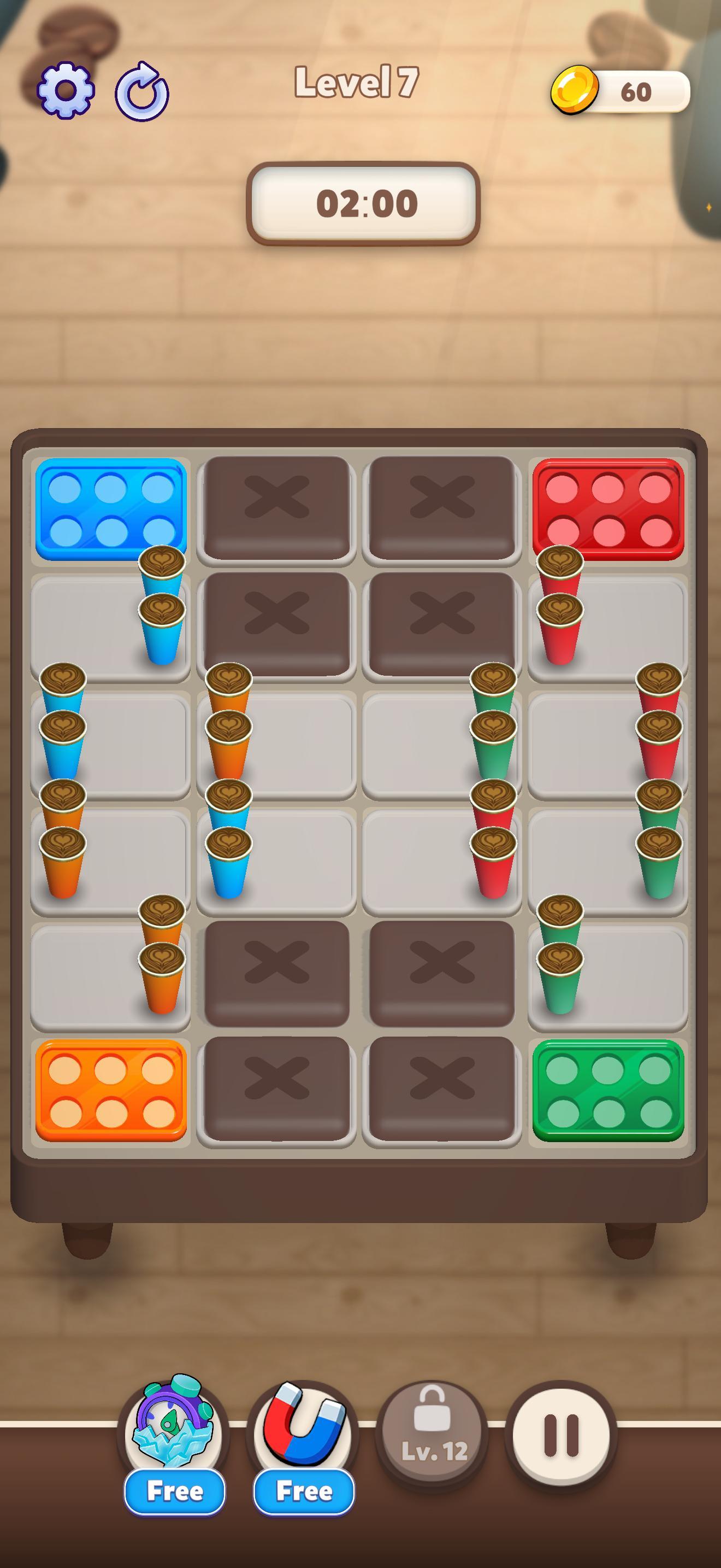 Tidy Cups Game Screenshot