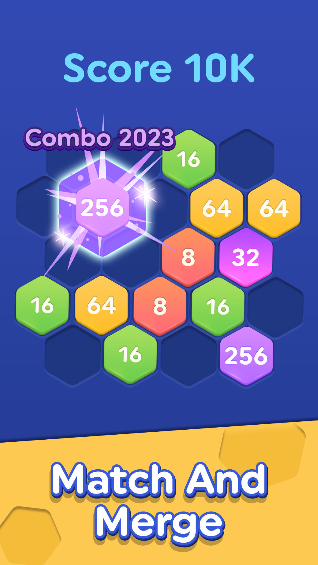 Скриншот игры Merge Number 2048