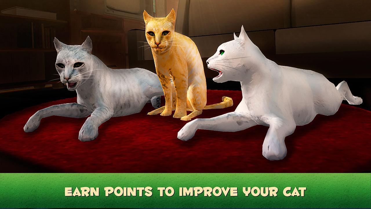 Home Cat Survival Simulator 3D Game Screenshot
