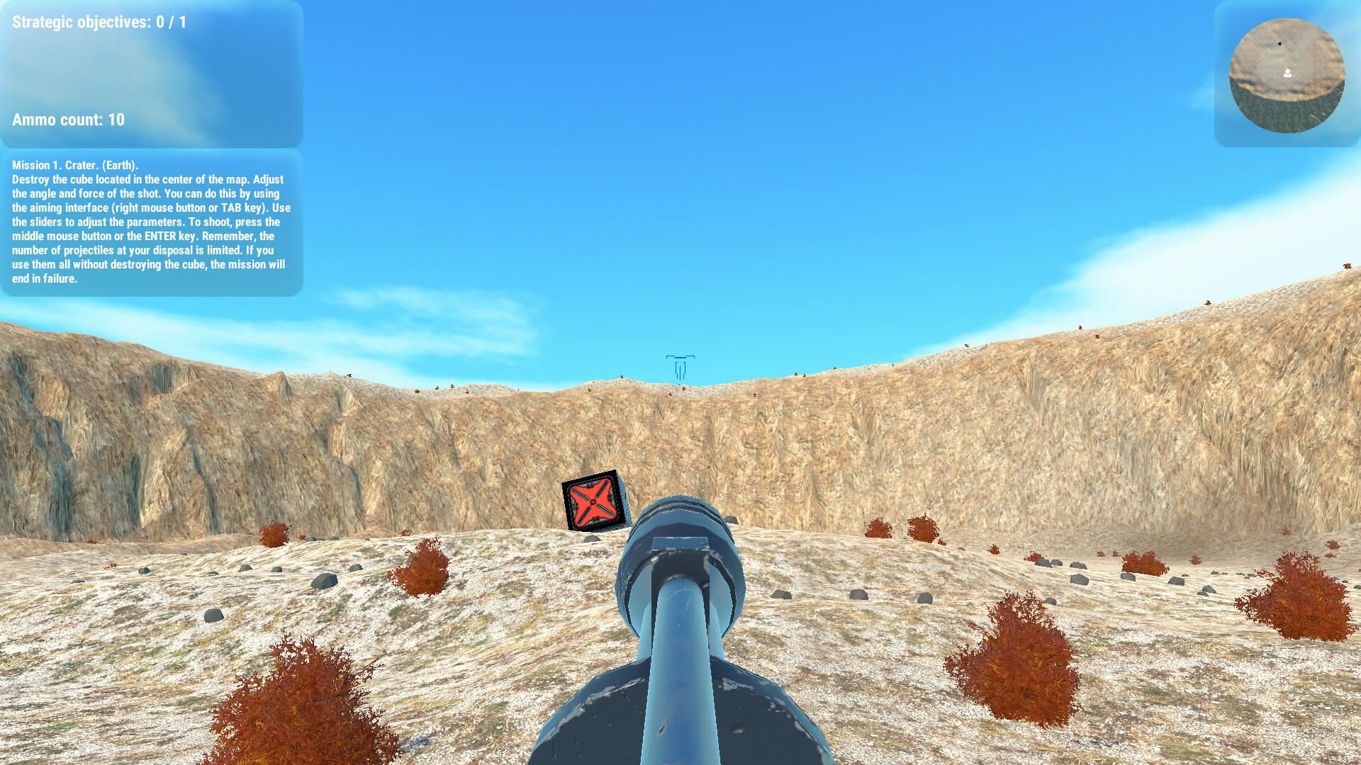Screenshot of Cannon Master - Military Sport