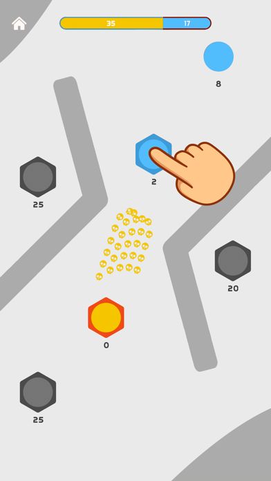Clash of Dots - 1v1 RTS screenshot game