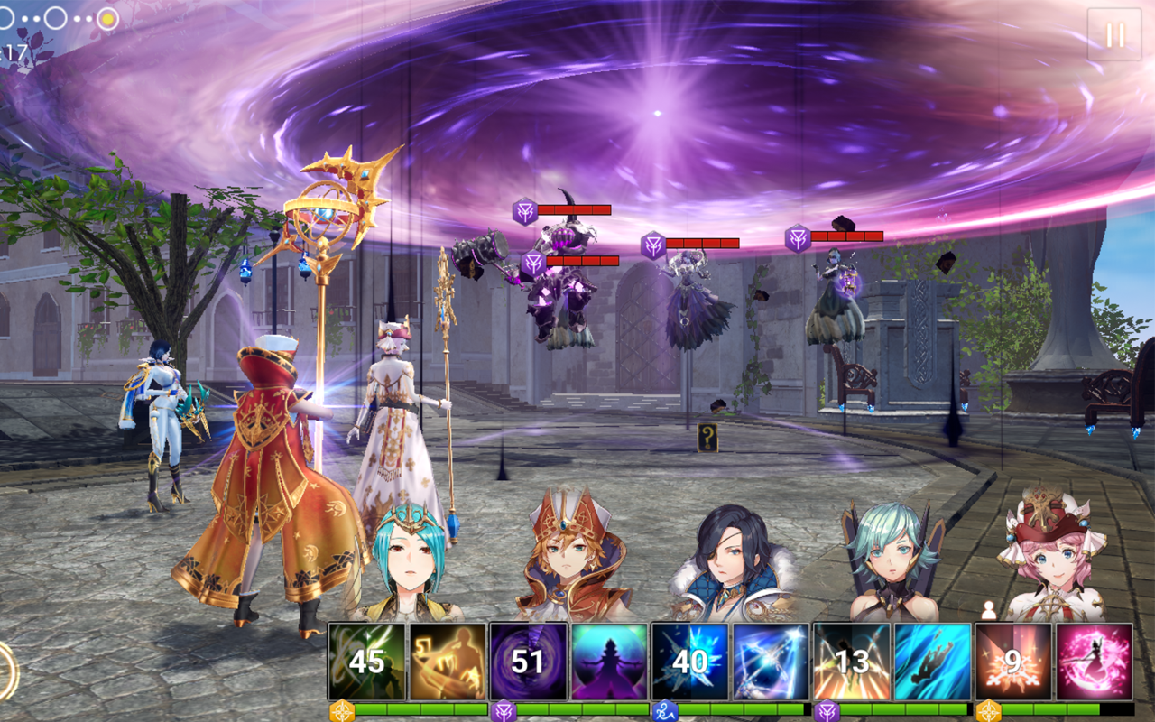 Captura de Tela do Jogo OVERHIT【オーバーヒット】シネマティック・ヒーローバトルRPG