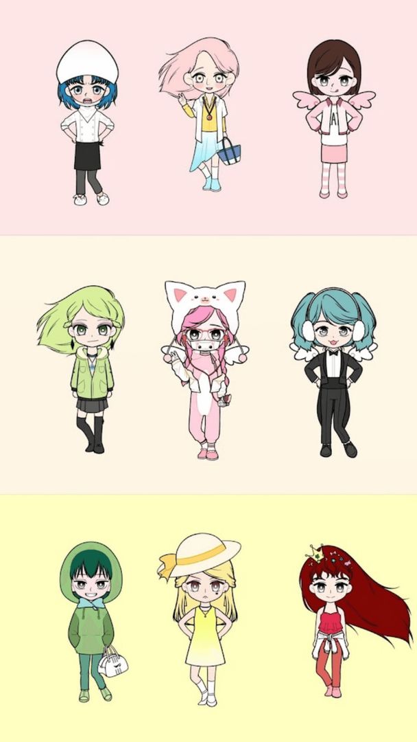 K-pop Webtoon Character Girls ภาพหน้าจอเกม