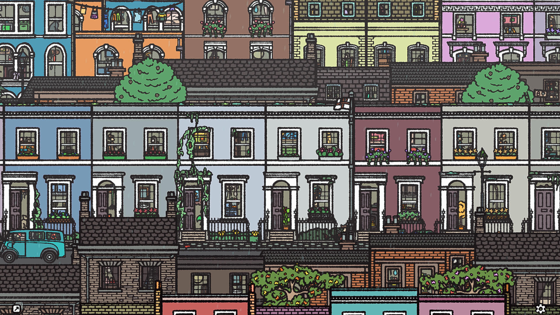 Screenshot of Doodle Streets: London 1950's