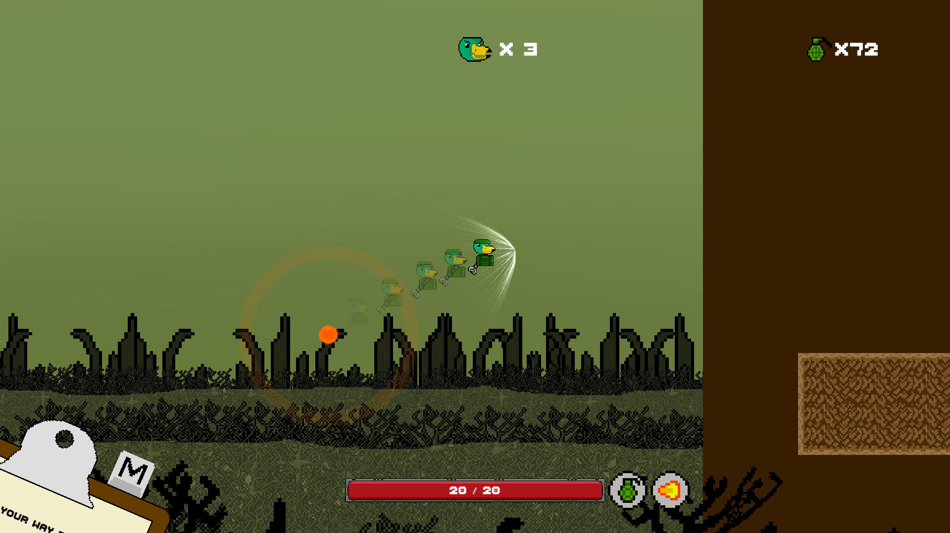 Screenshot of Ducking Grenades