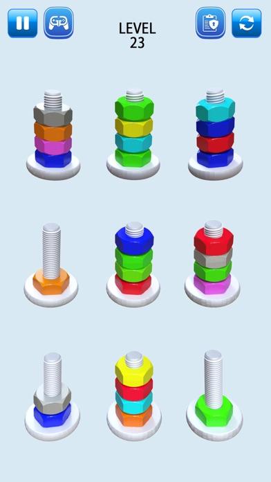 Nuts & Bolts Sort Puzzle Game ゲームのスクリーンショット