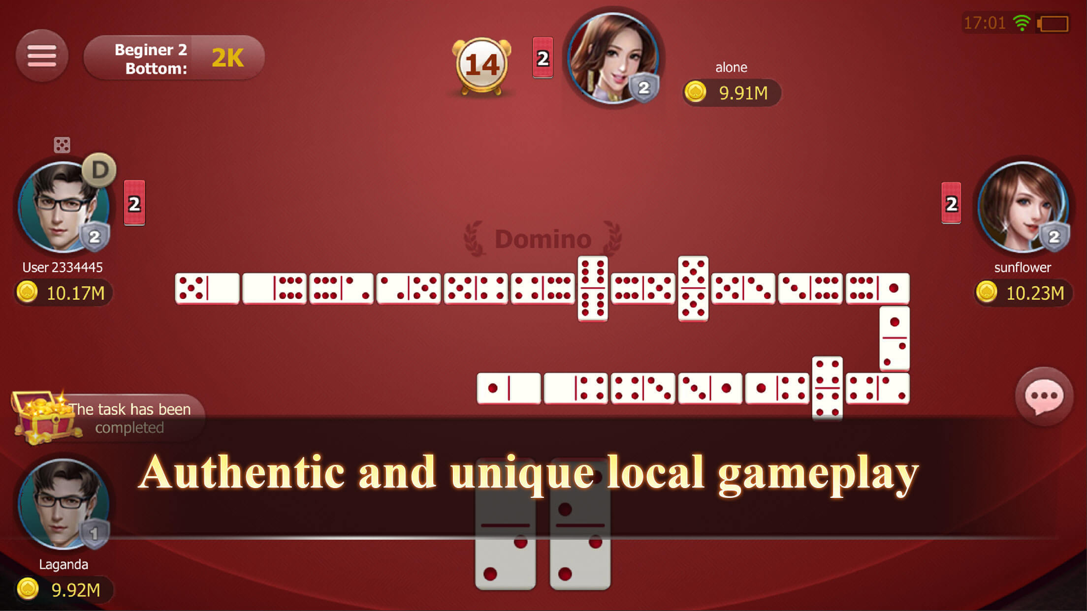 Screenshot of High Domino Online
