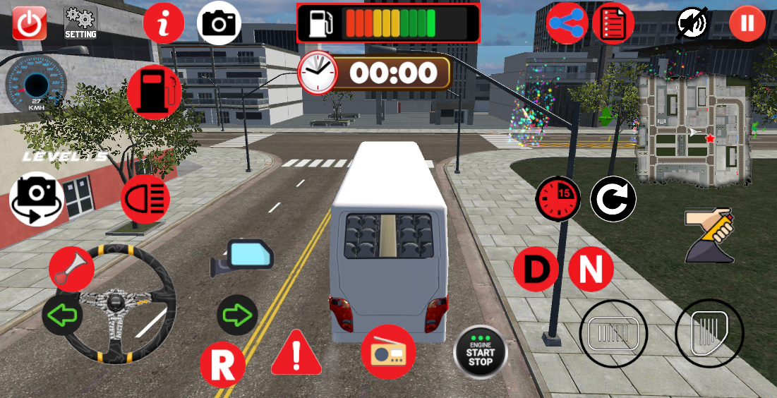 Carlos Bus Parking Simulation Game Screenshot