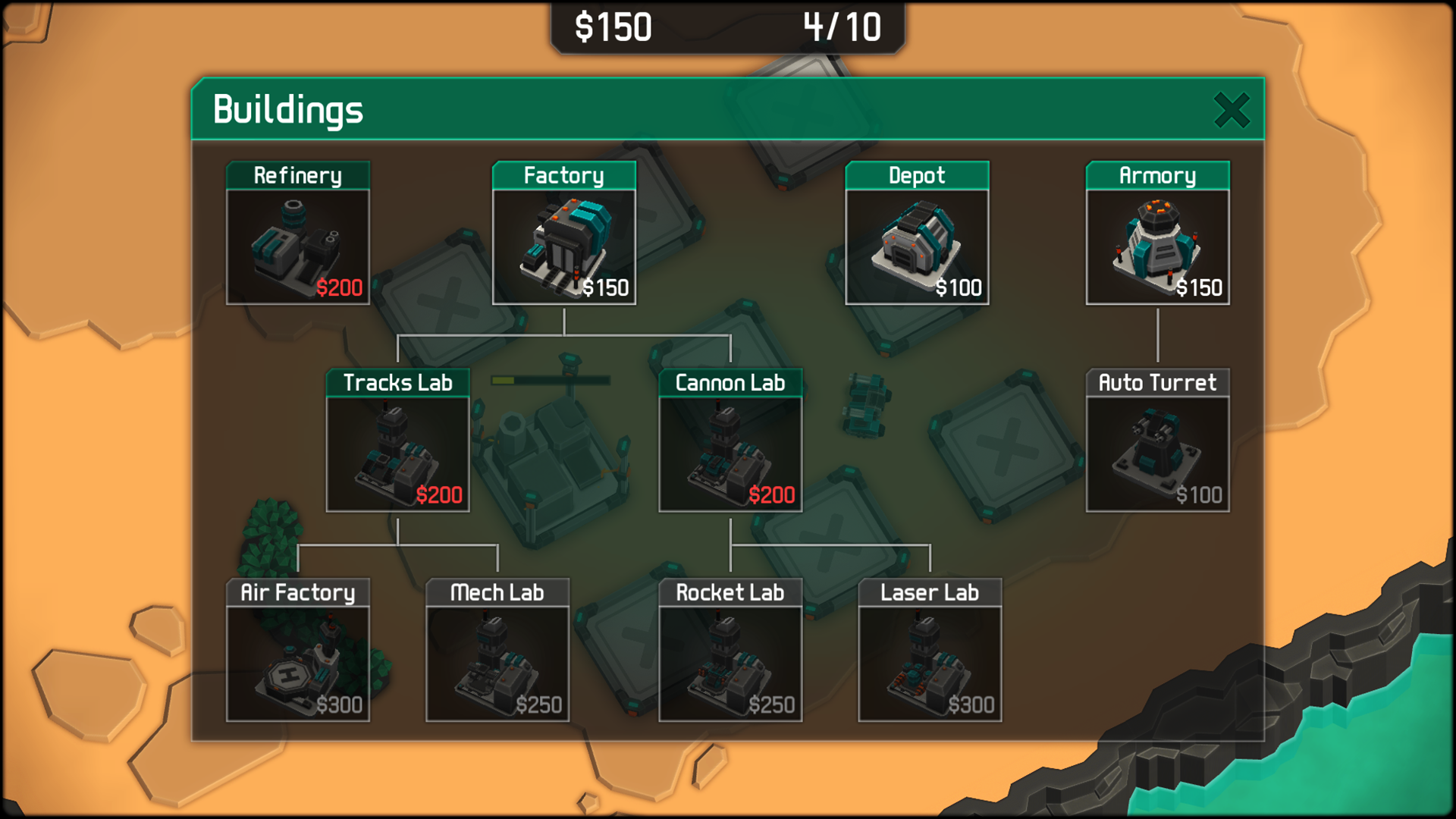 MechCom 2 - 3D RTS Game Screenshot