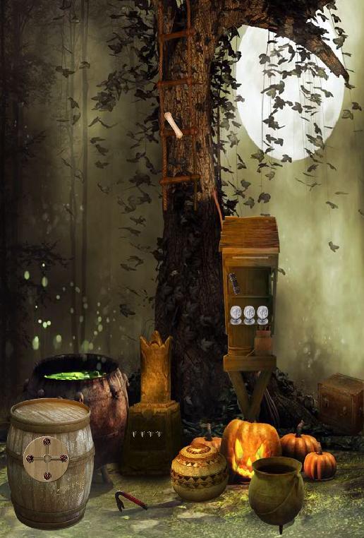 Forest Cemetery Escape 게임 스크린샷
