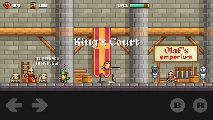 Screenshot 1 of Banana Knight platformer pixel 