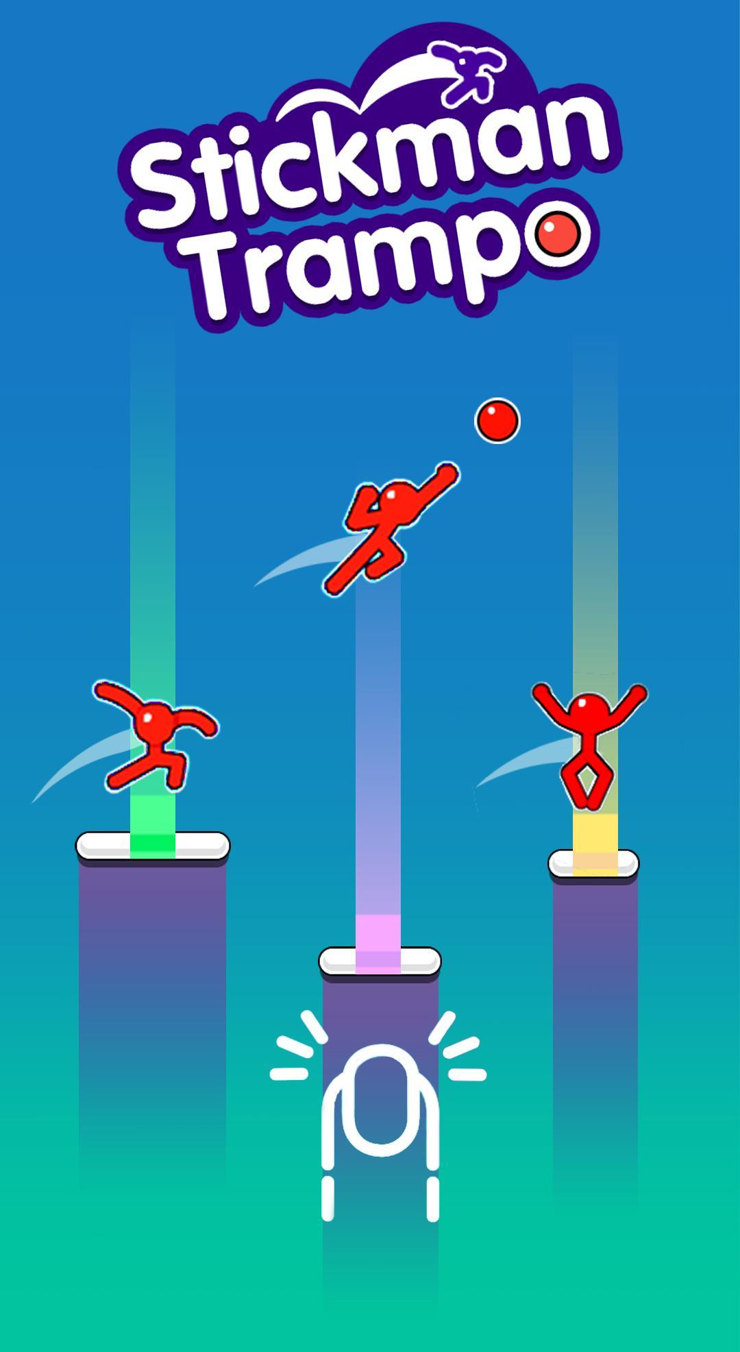 Cuplikan Layar Game Stickman Trampo