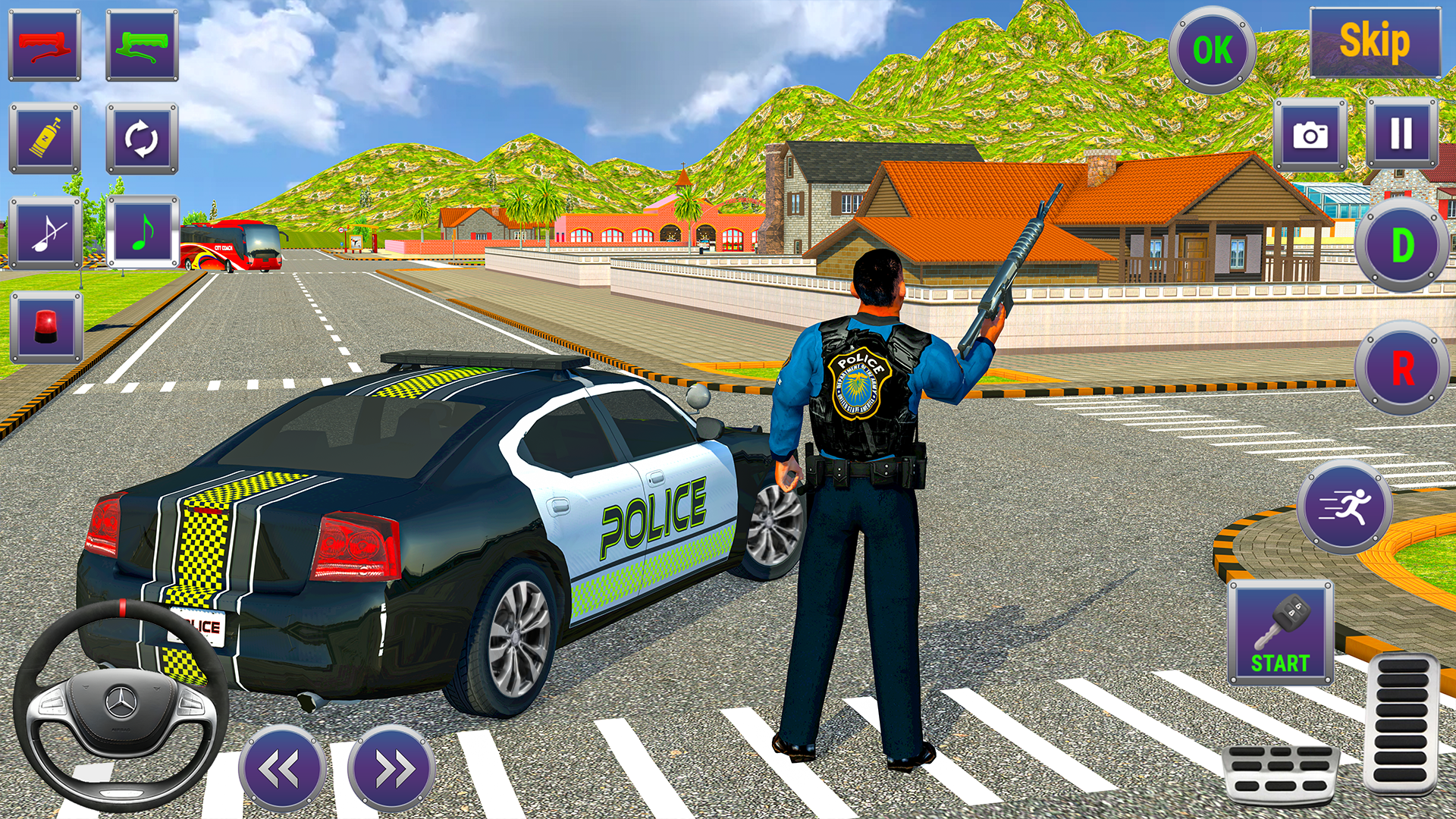 Скриншот игры Police Games Police Chase Game