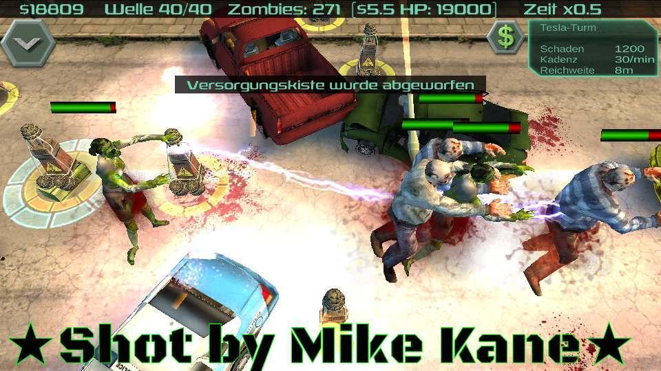 Zombie Defense screenshot game