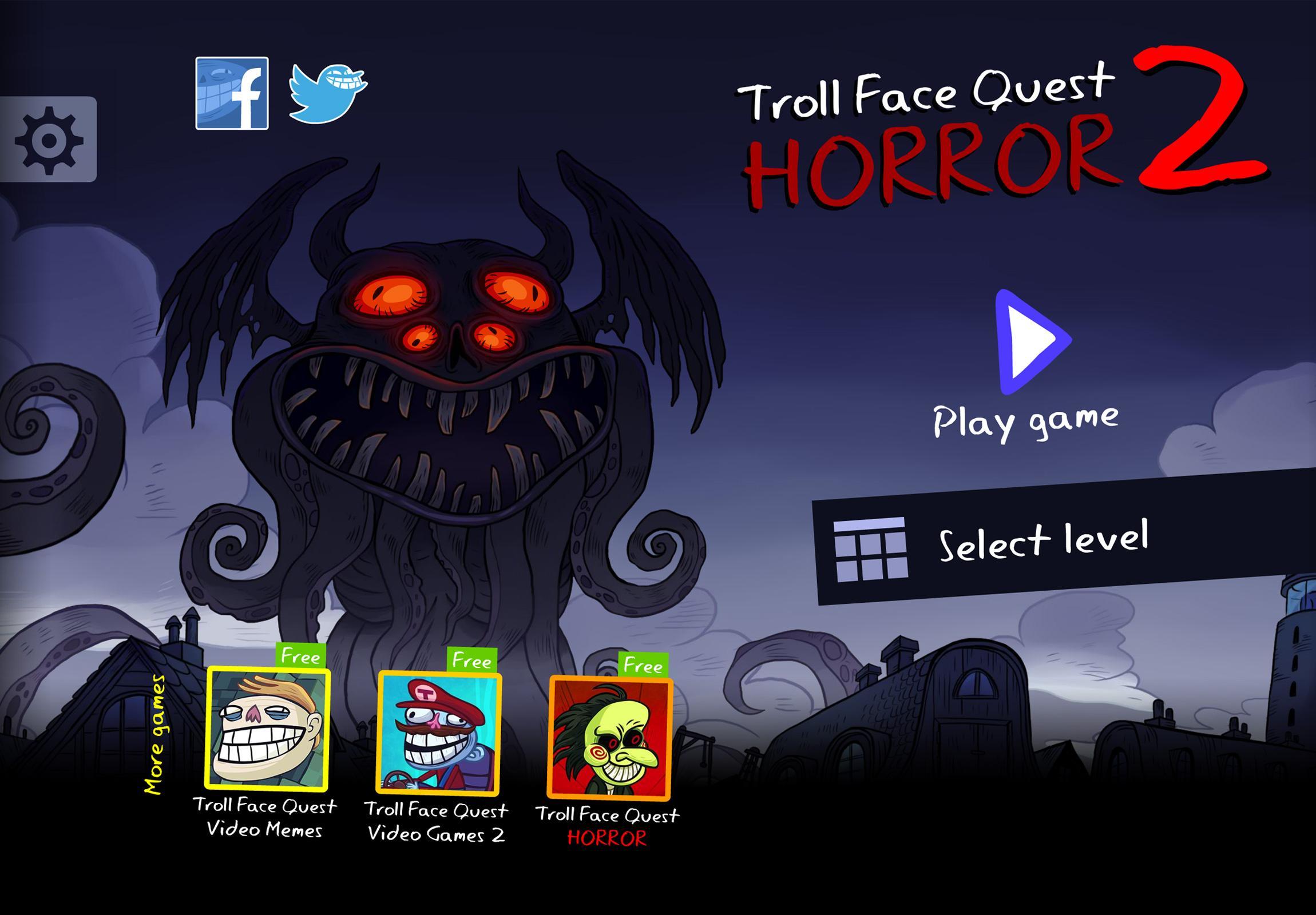 Screenshot 1 of Troll Face Quest Horror 2: 🎃Halloween Special🎃 224.1.50