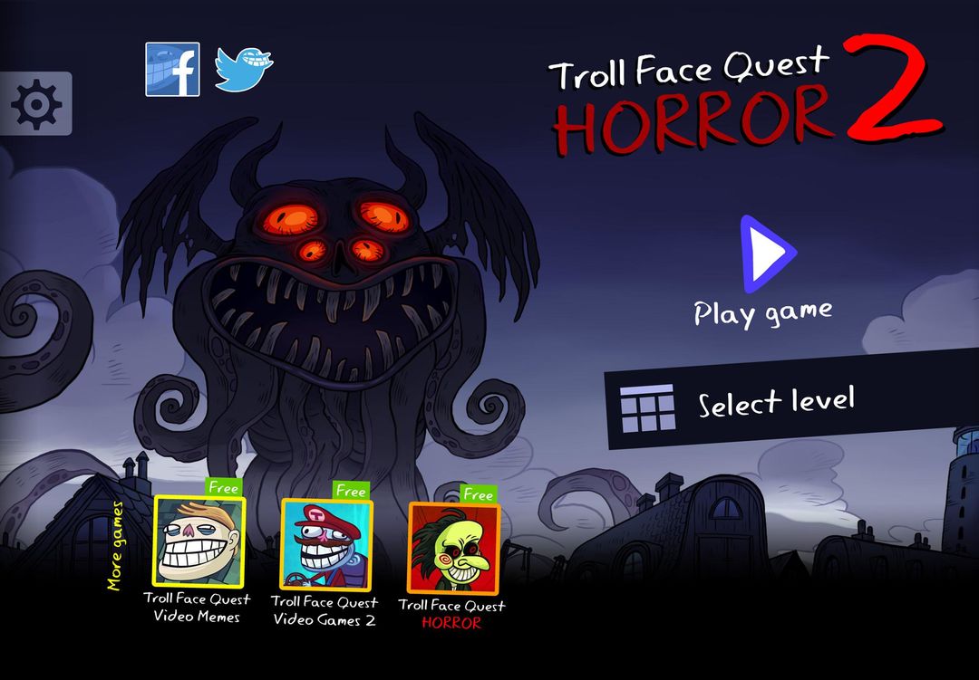 Troll Face Quest: Horror 2 screenshot game