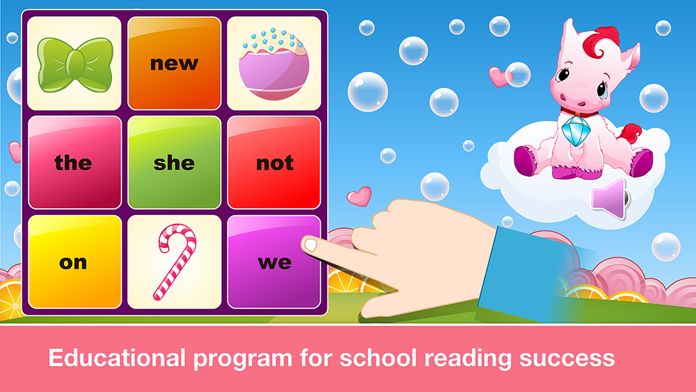 Sight Words Games in Candy Land - Reading for kids ภาพหน้าจอเกม