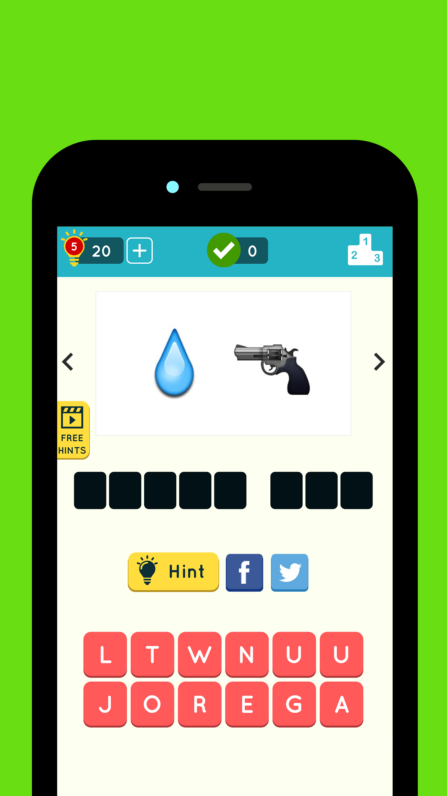 Cuplikan Layar Game Emoji Quiz