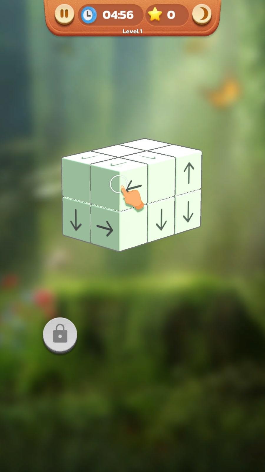 Скриншот игры Unblock Cube 3D