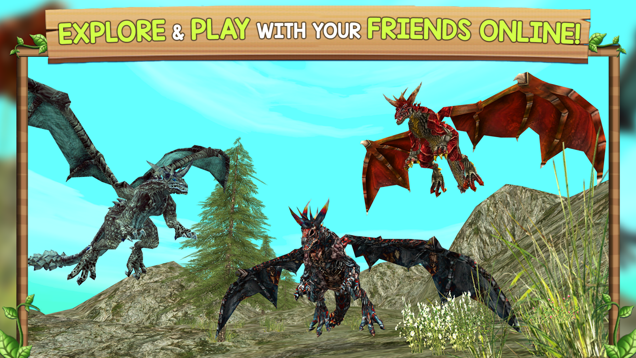Dragon Sim Online: Be A Dragon Game Screenshot