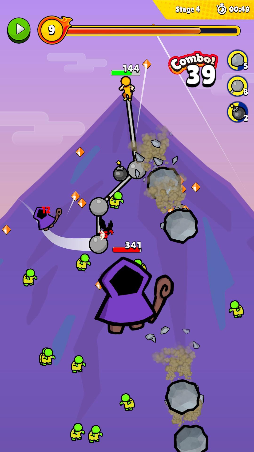 Pendulum Sweeper Game Screenshot