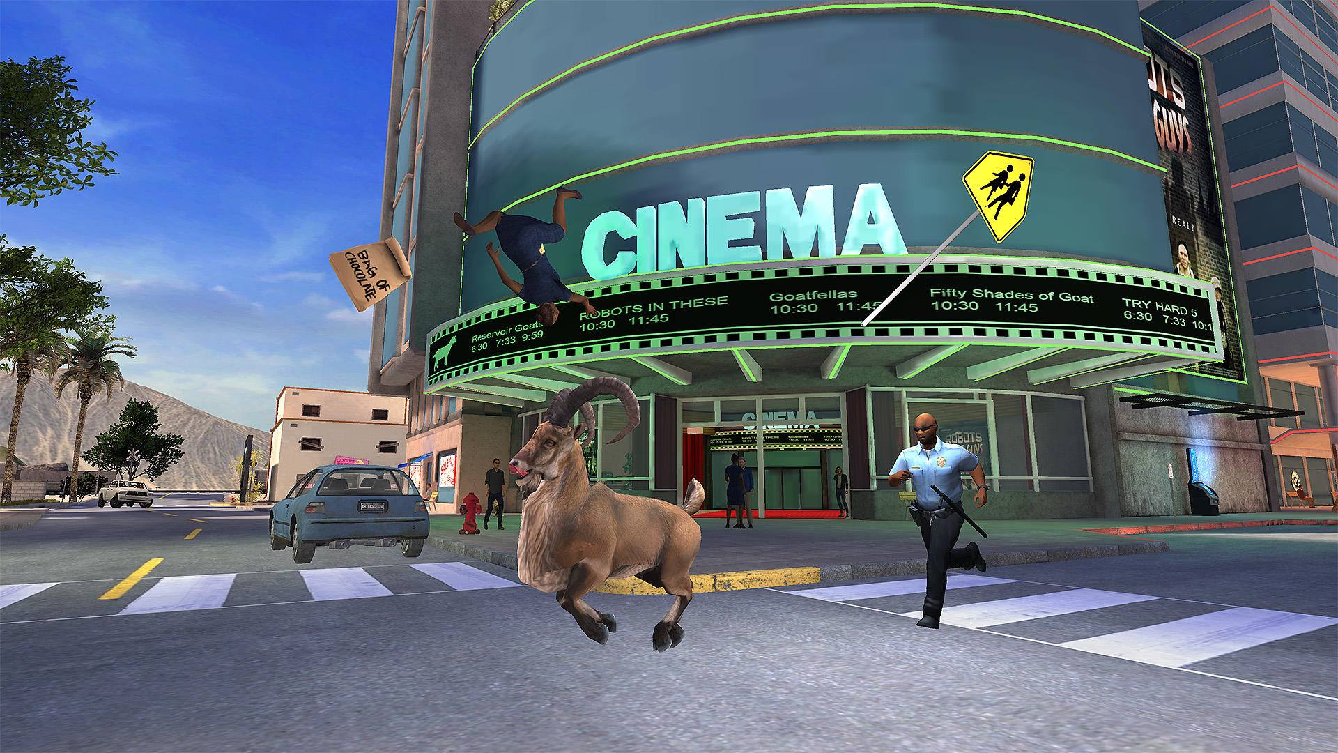 Goat Simulator Payday Game Screenshot