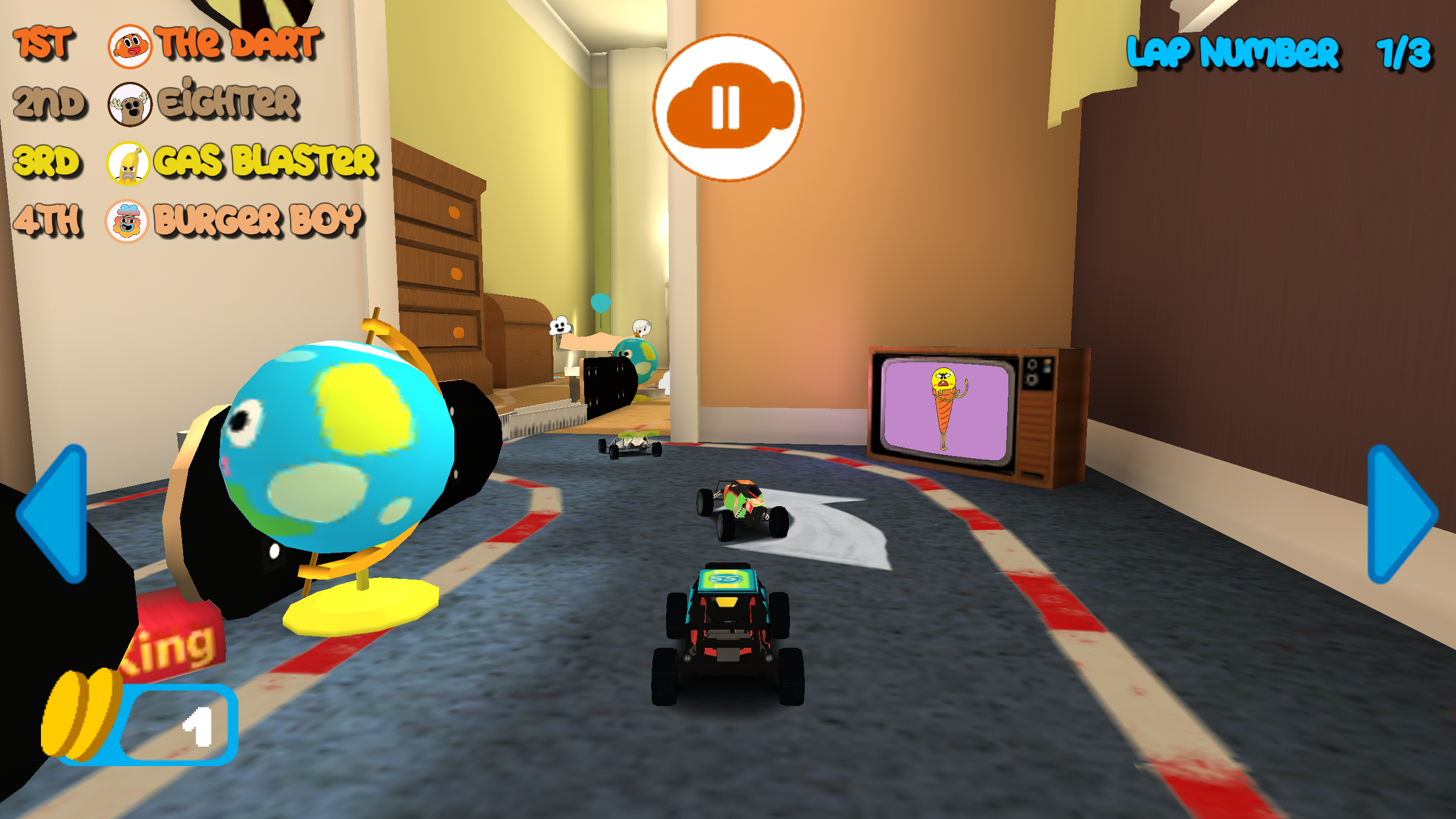 Gumball Racing Game Screenshot