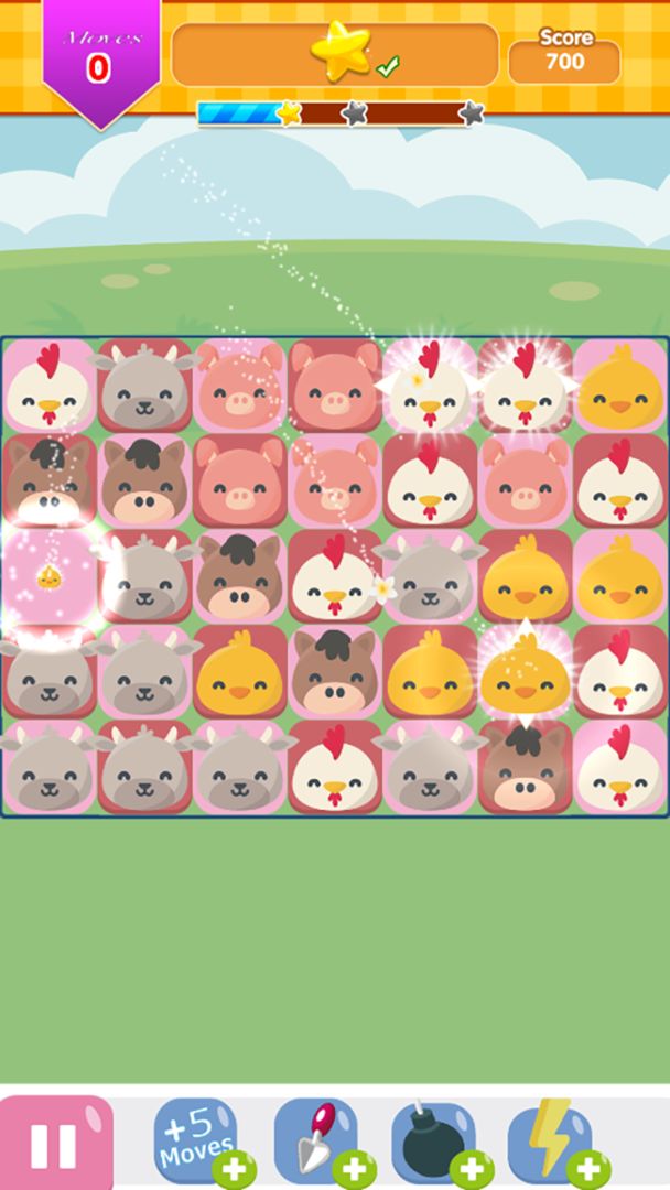Screenshot of animals