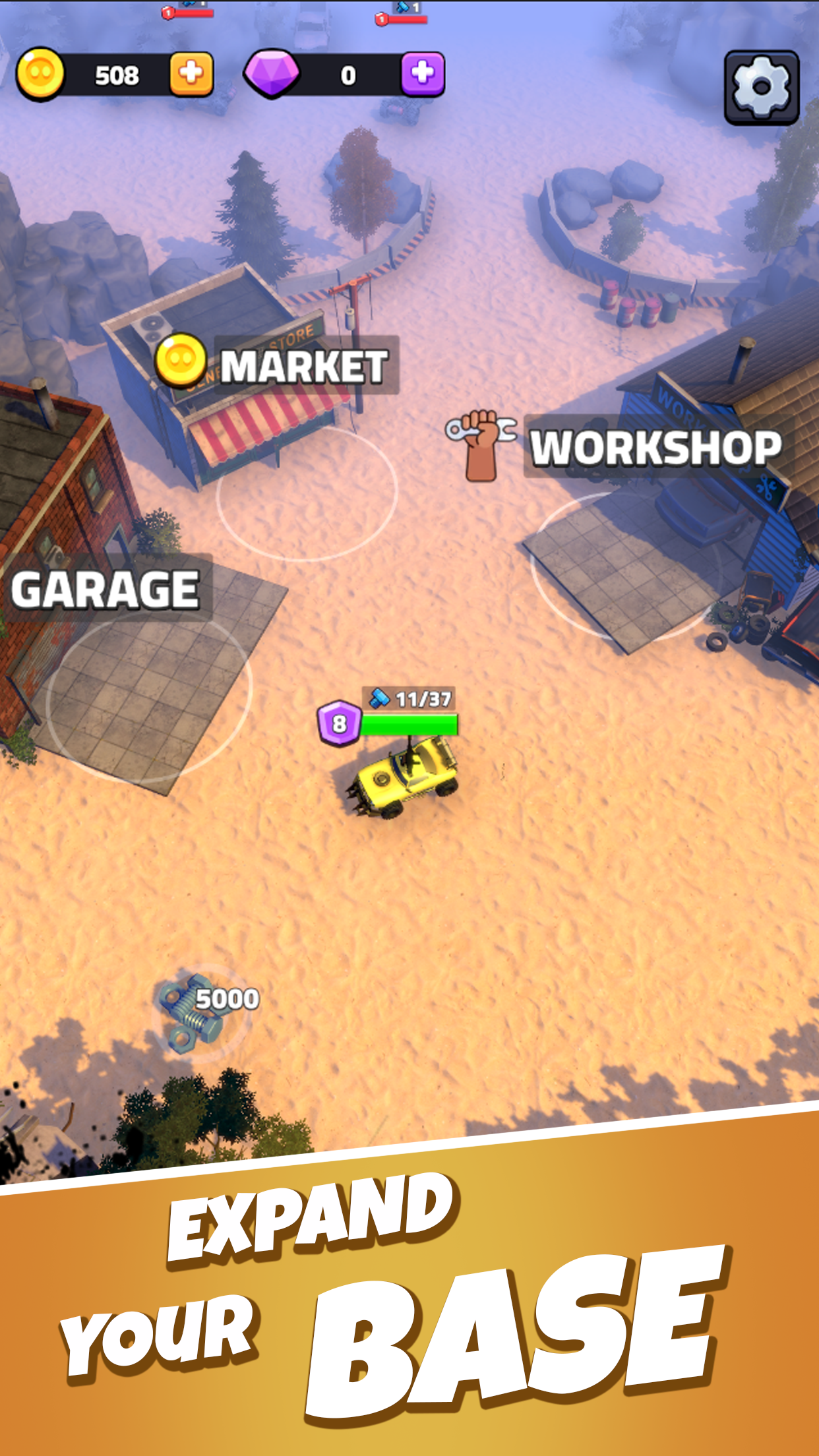 Wasteland Racers ゲームのスクリーンショット