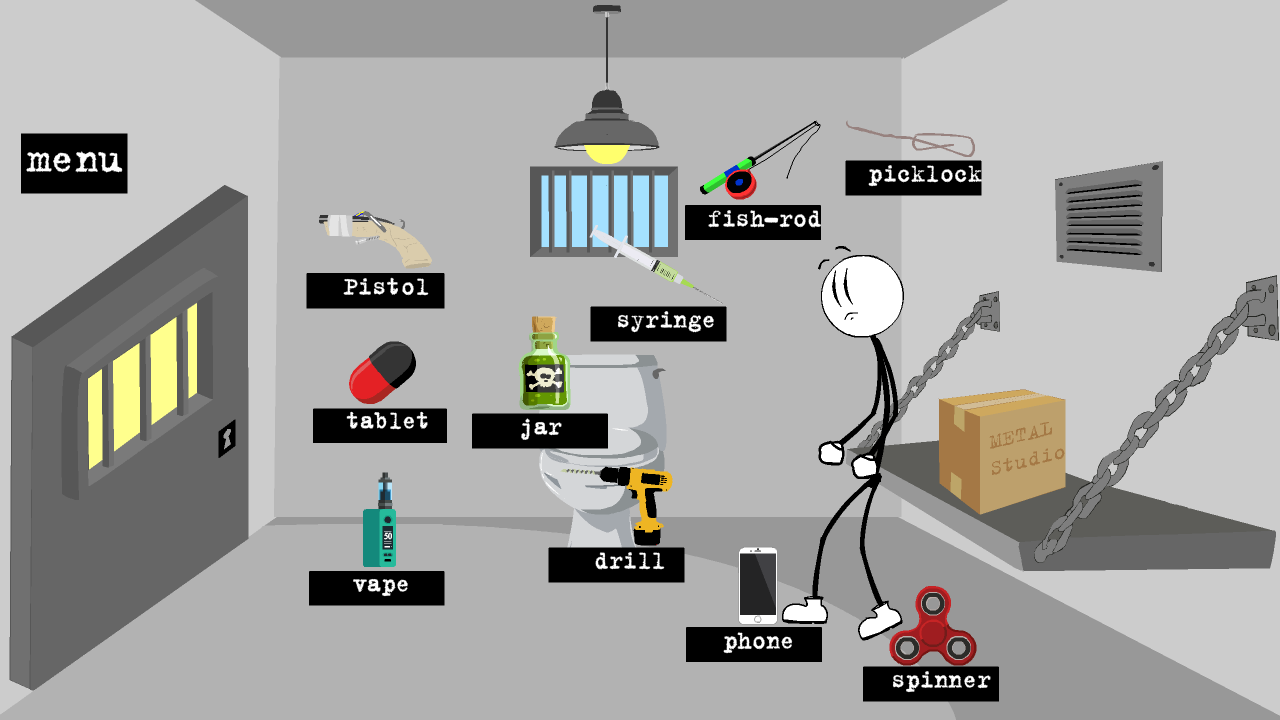 Stickman jailbreak 6 Game Screenshot