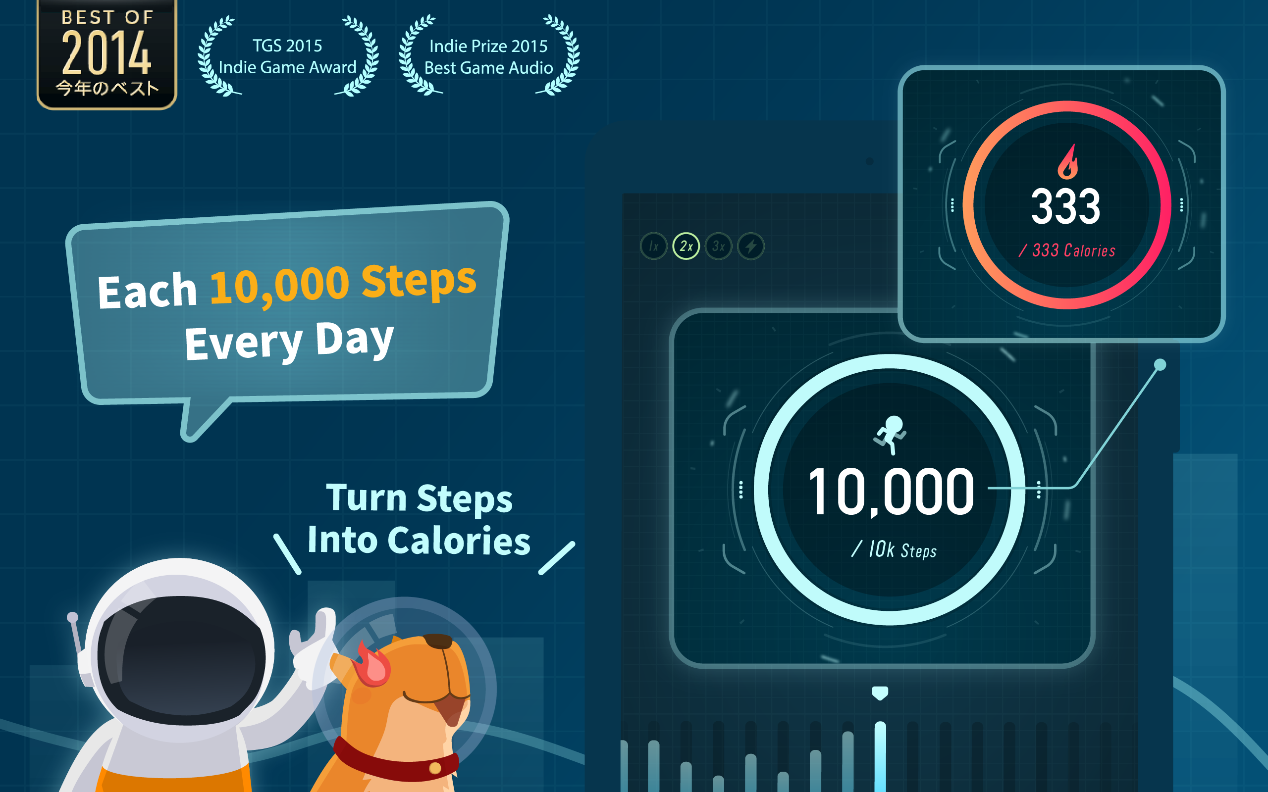 Walkr: Fitness Space Adventure Game Screenshot