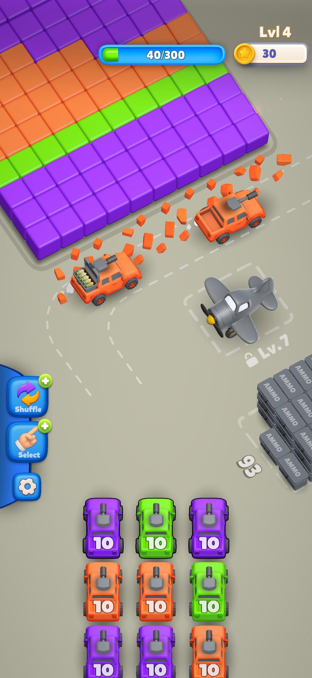 Shoot The Blocks Game Screenshot
