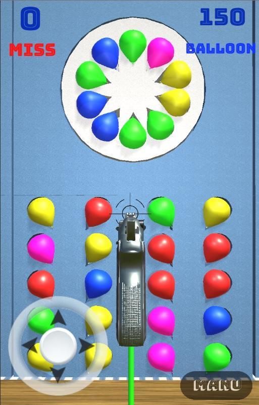 Night market shot balloon Game Screenshot