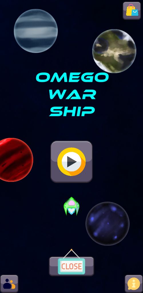 Omego War Ship 게임 스크린 샷