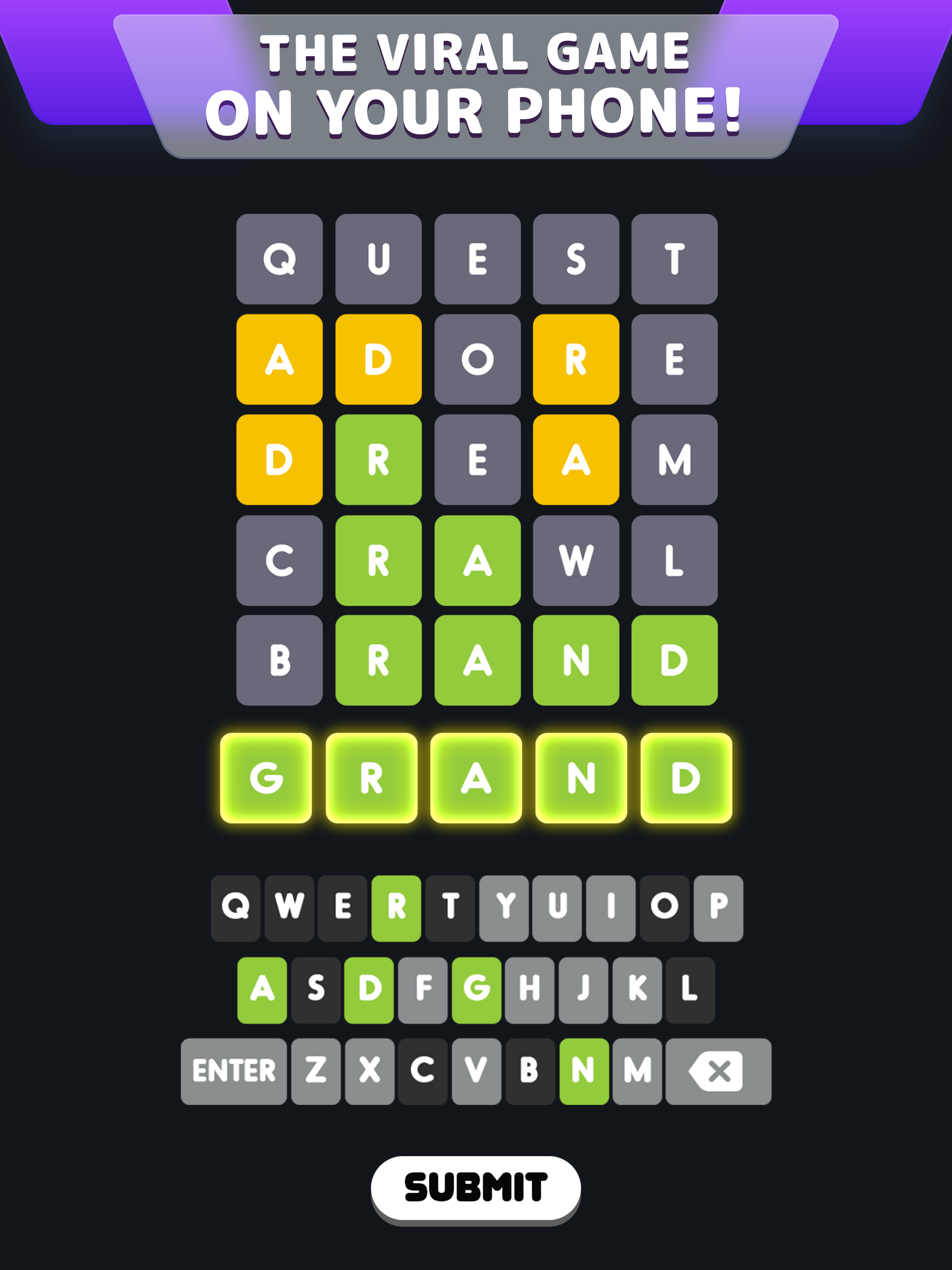 Wordle! screenshot game