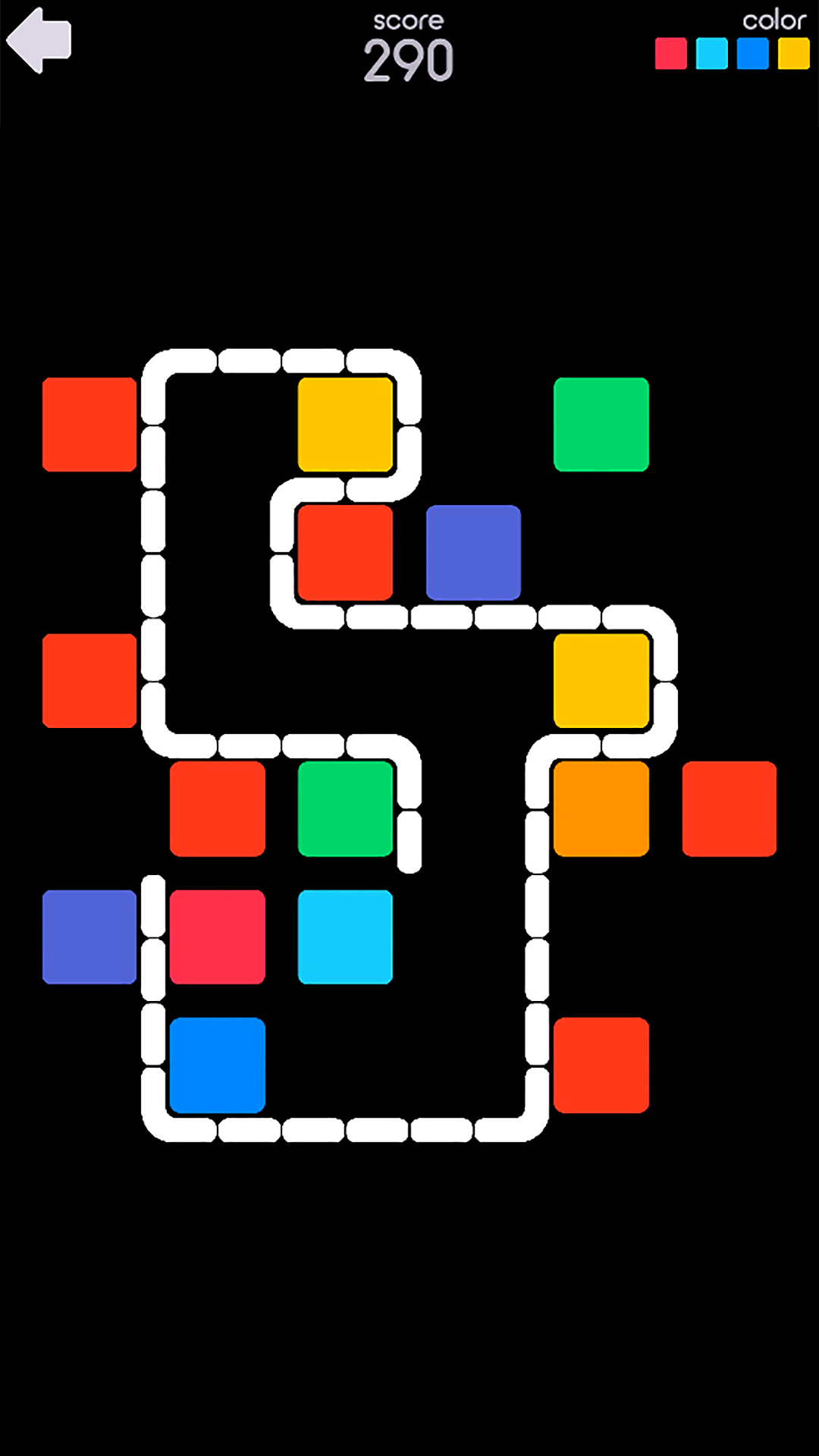 Screenshot of Color Fence - A Puzzle Game