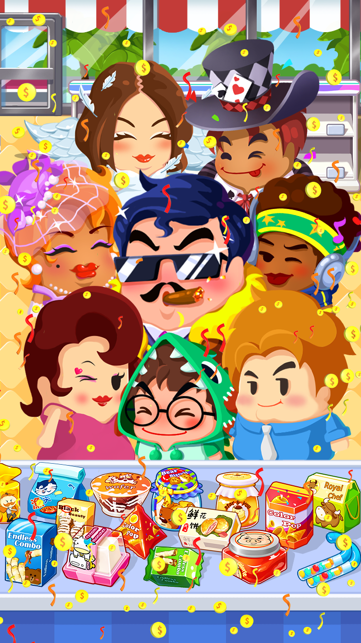 Crazy Snack- Click&Merge Game Screenshot