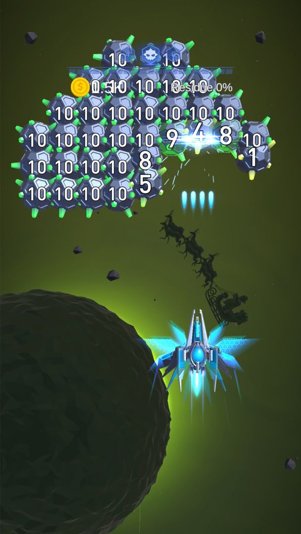 Dust Settle 3D - Galaxy Attack screenshot game