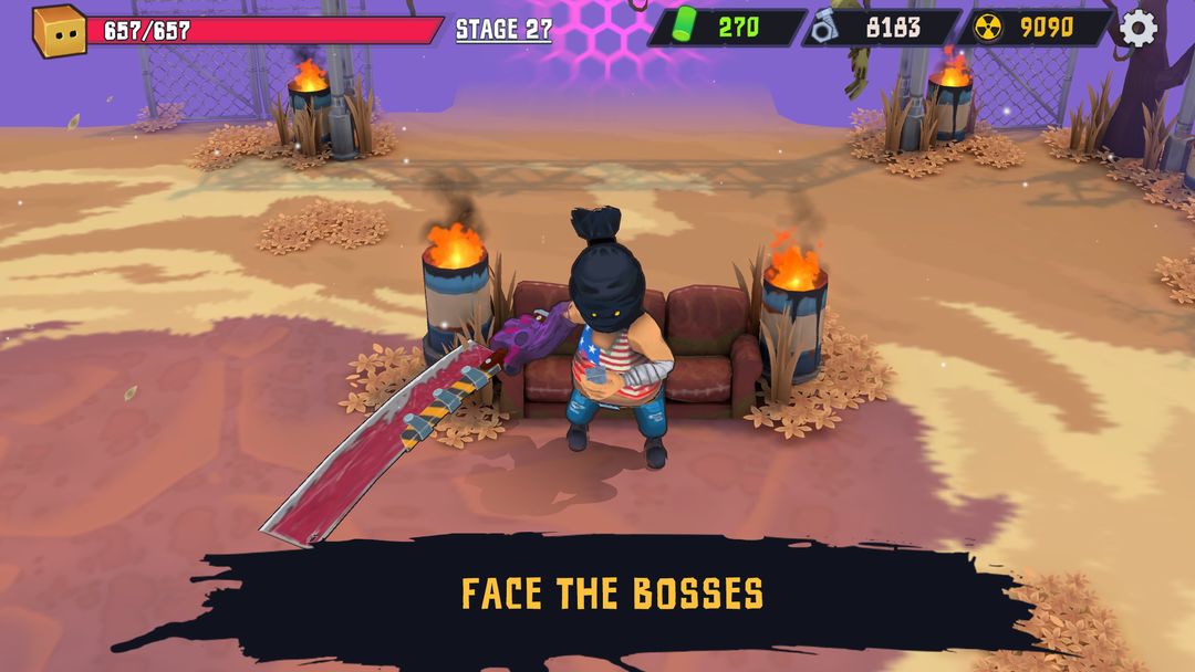 Screenshot of Box Head: Zombies Must Die!