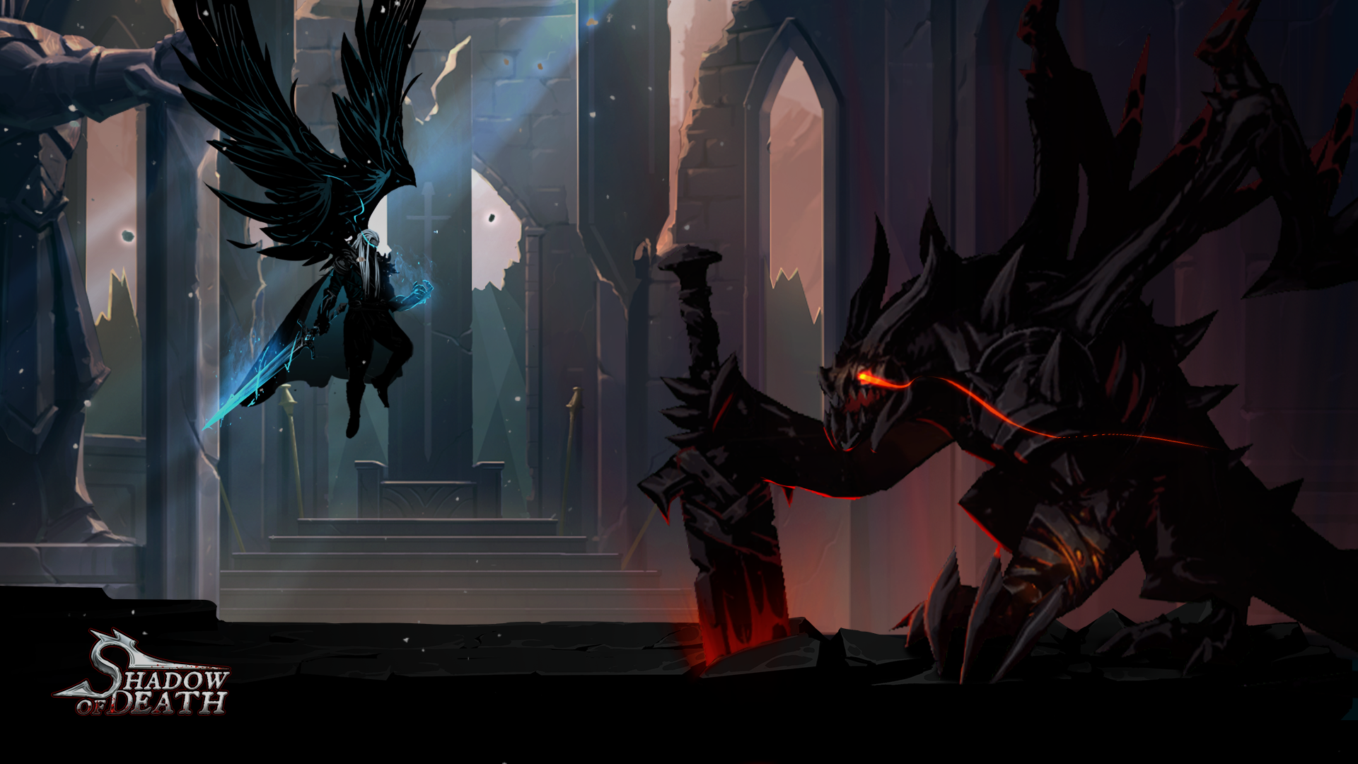 Shadow of Death: 어둠의 기사 게임 스크린 샷